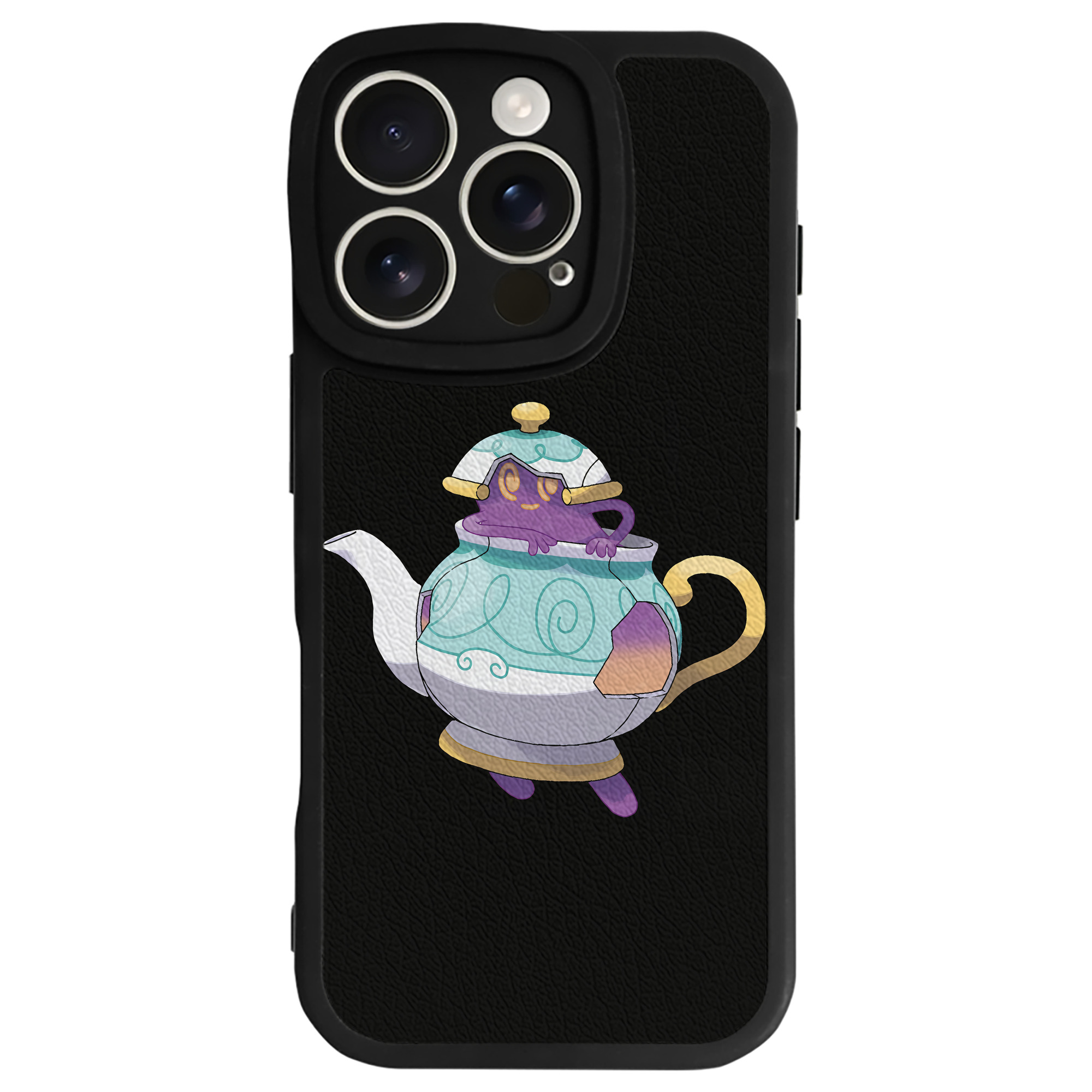 （画像用） ポケットモンスター Pokémon 【iPhone 16シリーズ対応】シリコンスマホケース（レザー調） 材質：シリコン